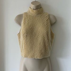 Beaded Pearl Top